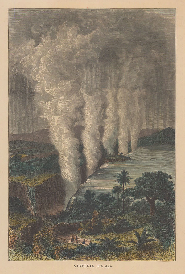 Leo de Colange, Zambia/Zimbabwe - Victoria Falls, 1882