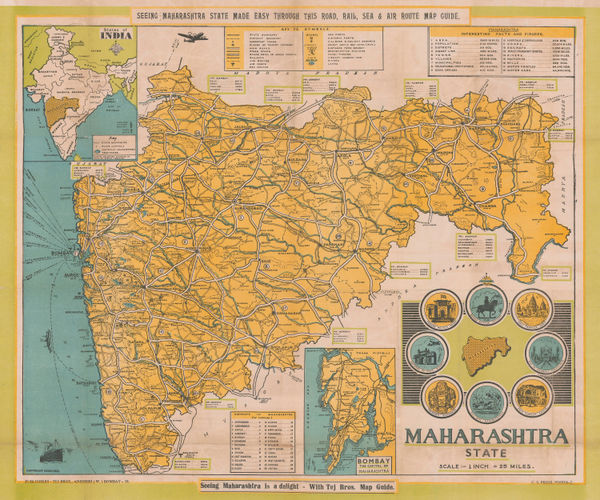 Tej Bros, Maharashtra State, 1960 c.