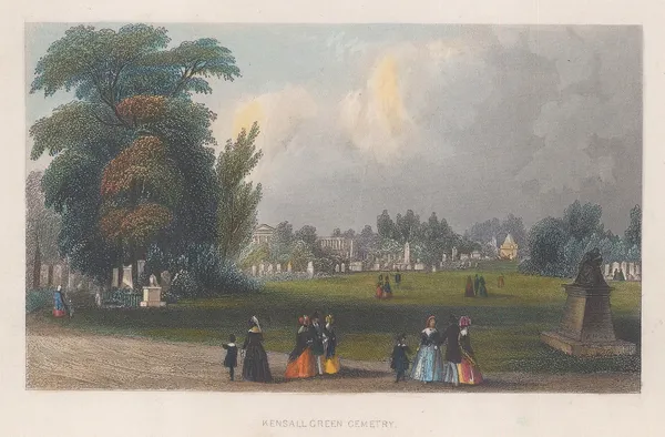 John Tallis, London - Kensal Green Cemetery, 1851