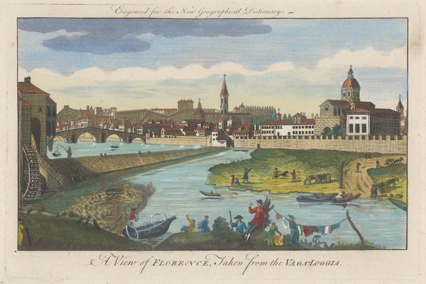 Herman Moll, Italy - Florence, 1745 c.