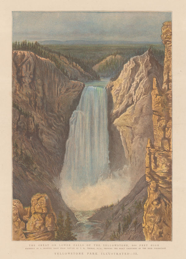 The Graphic Magazine, Wyoming - Yellowstone Park, 1888