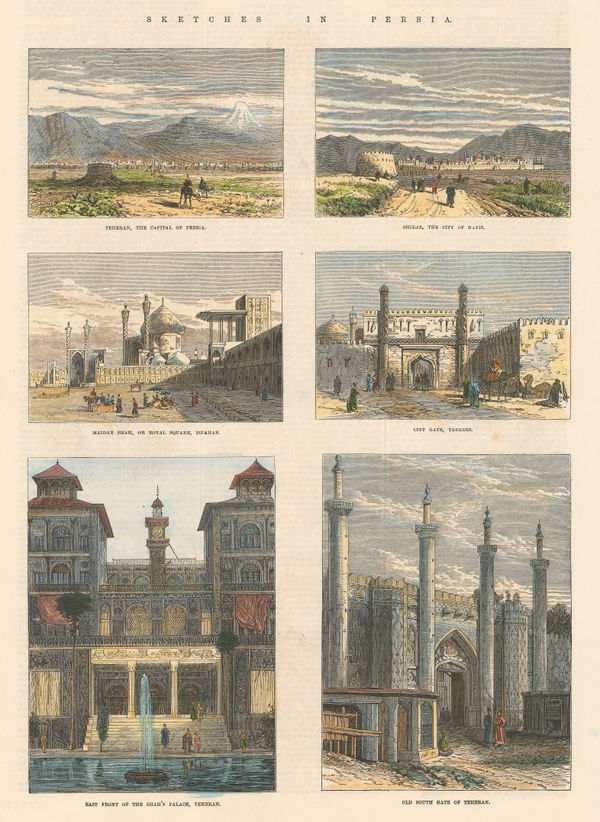 Illustrated London News (ILN), Iran - Tehran, Isfahan, Shiraz and Tabriz, 1873