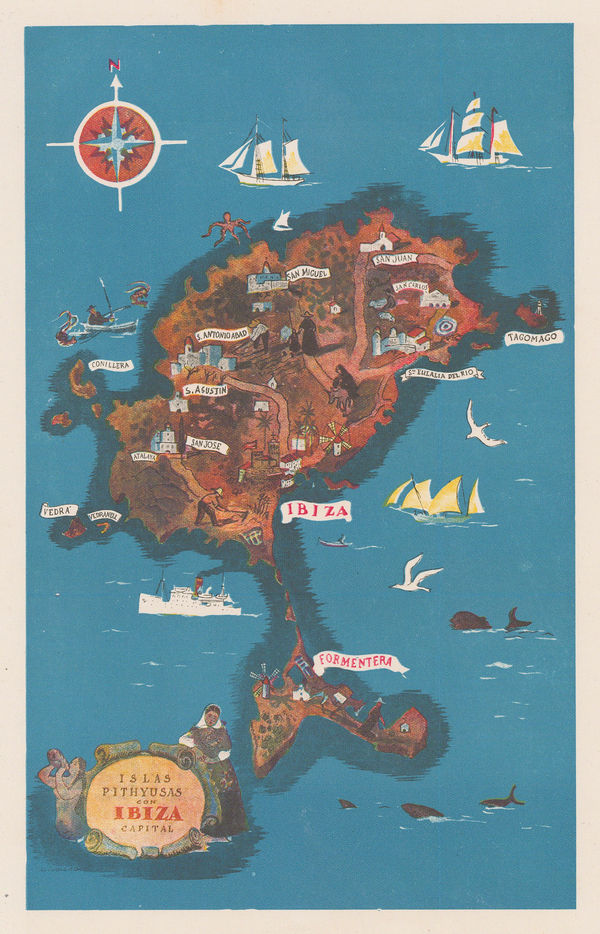 R. Dolcet, Ibiza & Formentera, 1950