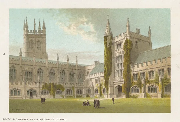 Thomas Nelson, Oxford University - Magdalen College, 1889