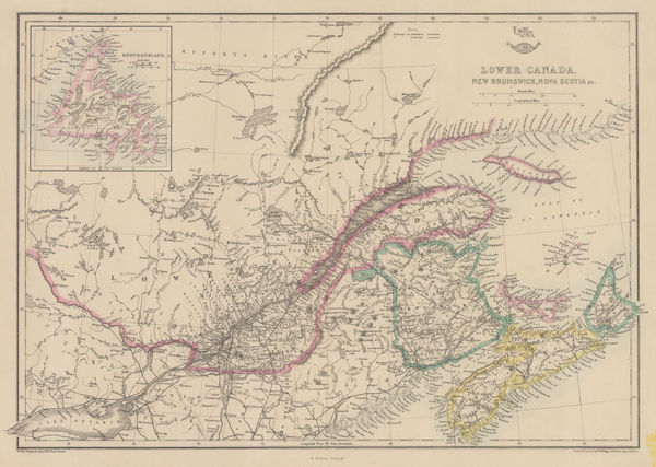 Edward Weller, Lower Canada, New Brunswick, Nova Scotia, 1863