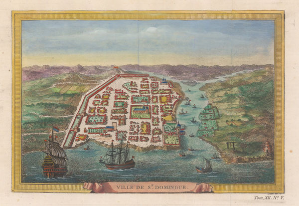 Jacques-Nicolas Bellin, Santo Domingo, Dominican Republic, 1754
