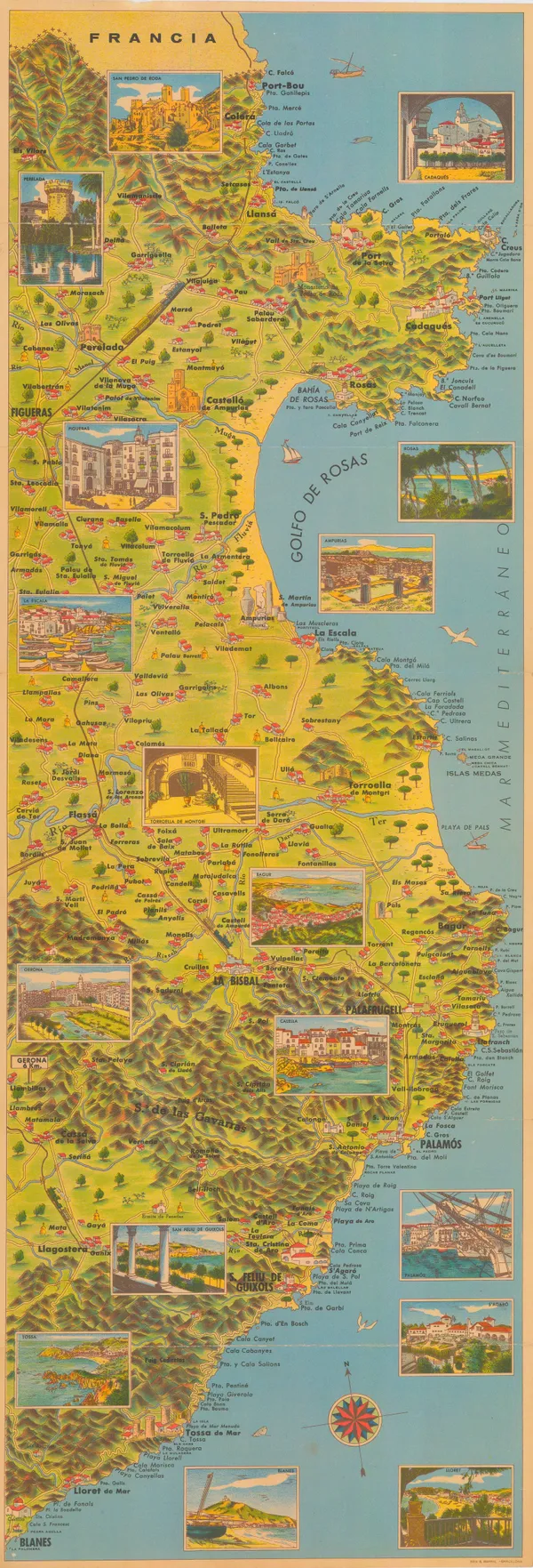 Siex & Barral, Costa Brava, 1940 (c.)