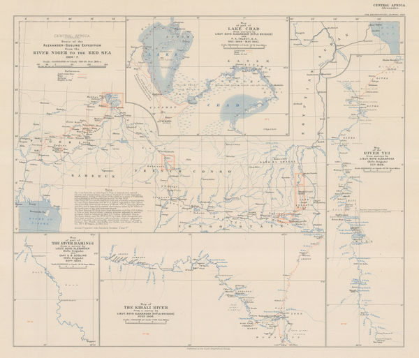 Royal Geographical Society (RGS), Across Central Africa from Nigeria to the Red Sea, 1907