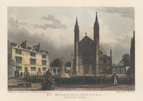 William Fearnside, London - St. Katherine's Hospital, Regent's Park, 1838