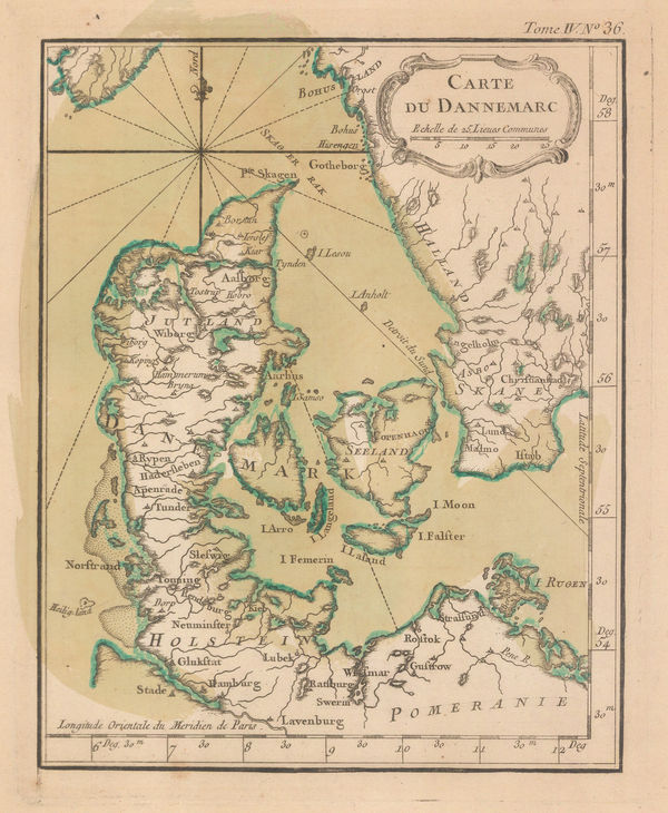 Jacques-Nicolas Bellin, Denmark, 1764