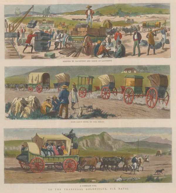 The Graphic Magazine, South Africa - Gold Mining, 1889