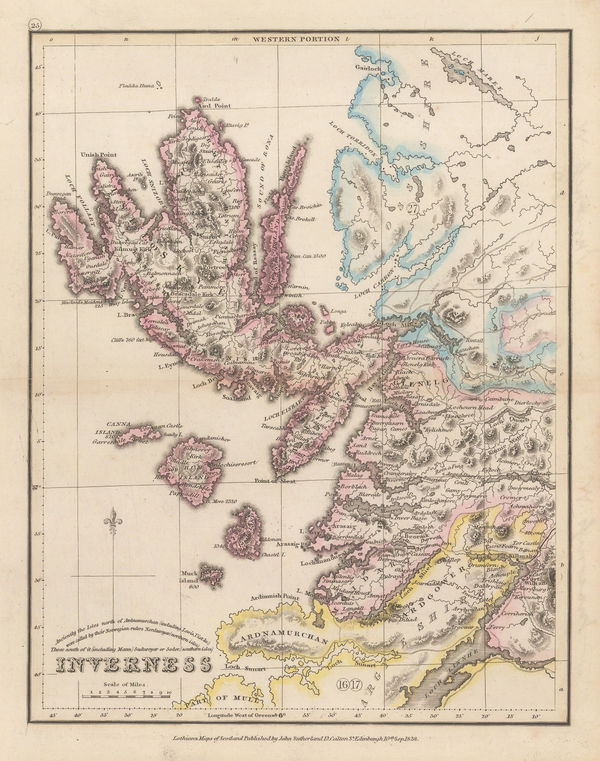 John Lothian, Inverness - Western Portion, 1838
