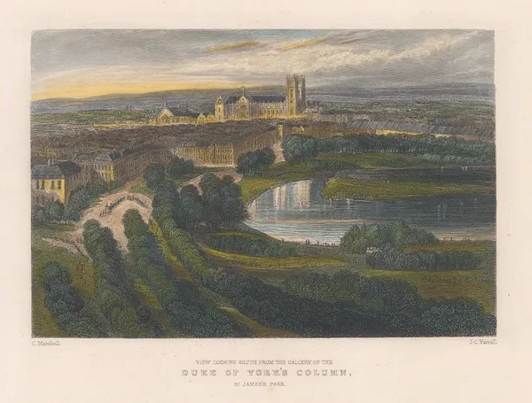 Charles Marshall, London - St. James's Park and Westminster Abbey, 1842