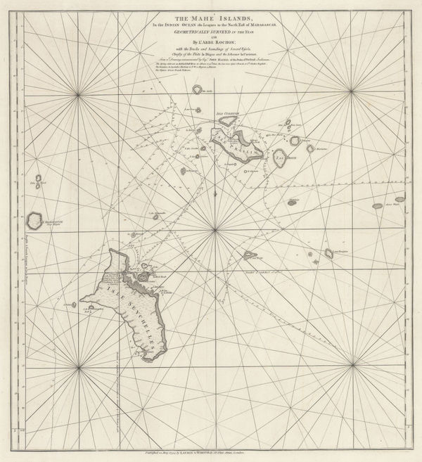 Laurie & Whittle, The Seychelles, or Mahe Islands, 1794