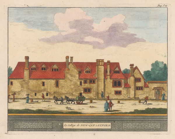 Pieter Van der Aa, Oxford University - New College, 1727
