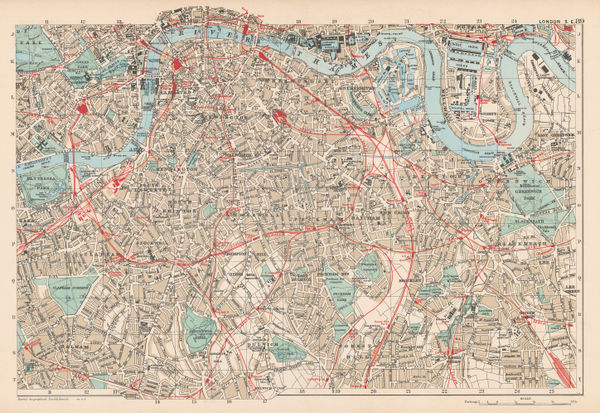 George W. Bacon, South London, 1910 c