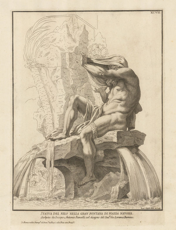 Dominico de Rossi, Italy - Rome, Piazza Navona, 1704