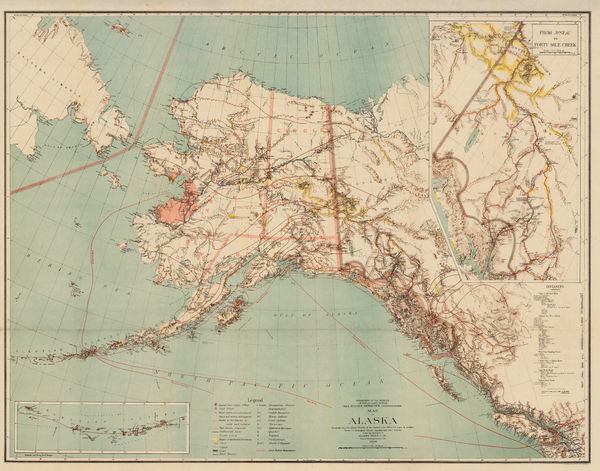 Harry King, Map of Alaska, 1898