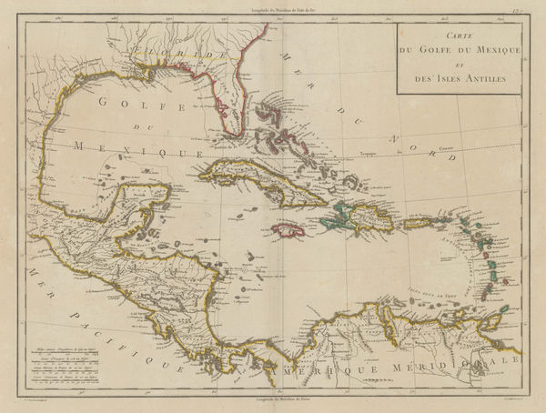 Pierre Tardieu, The West Indies and Central America, 1800