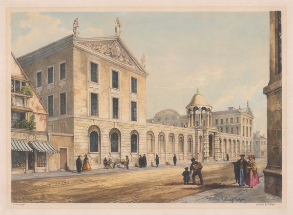 William Delamotte, Oxford University - Queen's College, 1840