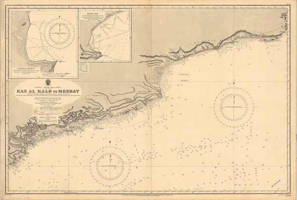 British Admiralty, Chart of the South Arabian coast, 1931