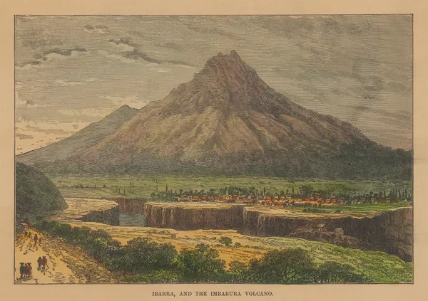Jean Jacques Élisée Reclus, Ecuador - Ibarra and Imbabura Volcano, 1894