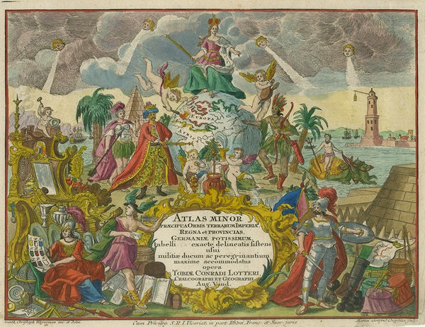 Tobias Conrad Lotter, Atlas Minor, 1750 c.