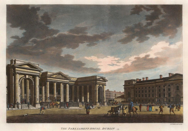 Thomas Malton, Ireland - Dublin, Parliament House, 1793