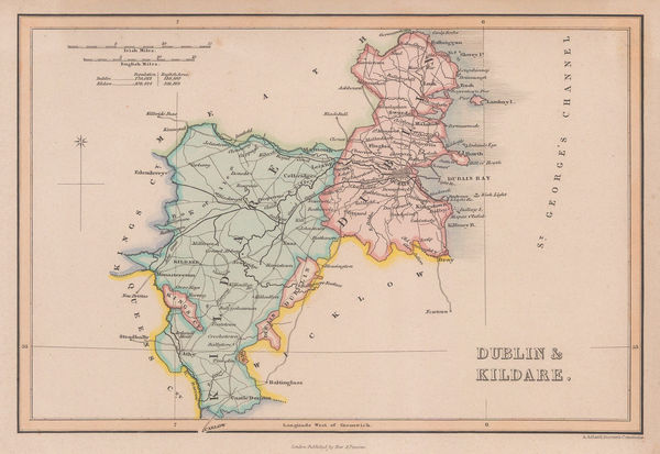 Samuel Lewis, Dublin & Kildare, 1840 c.