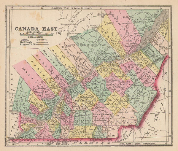 Morse & Gaston, Quebec Province, 1857