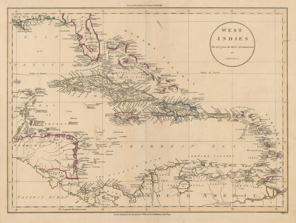 John Russell, West Indies, 1799