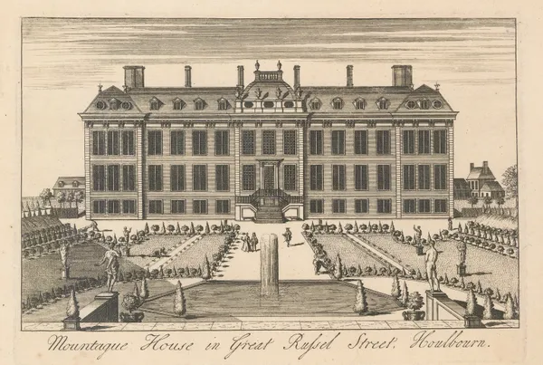 John Stow, London - British Museum (Montagu House), 1750 c.