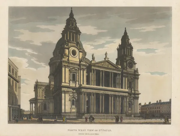 Thomas Malton, London - St. Paul's Cathedral, 1801