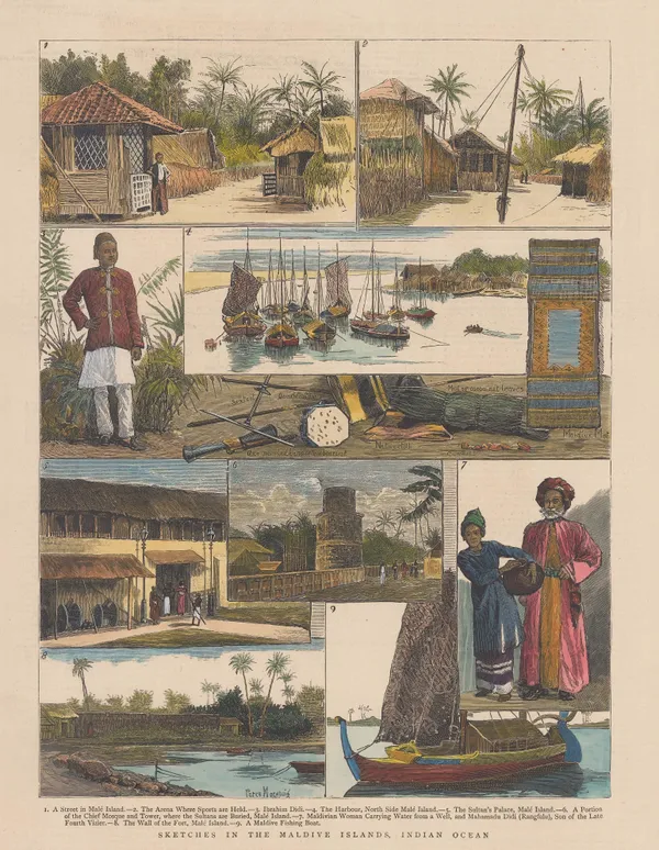 The Graphic Magazine, Maldives - Male, 1881