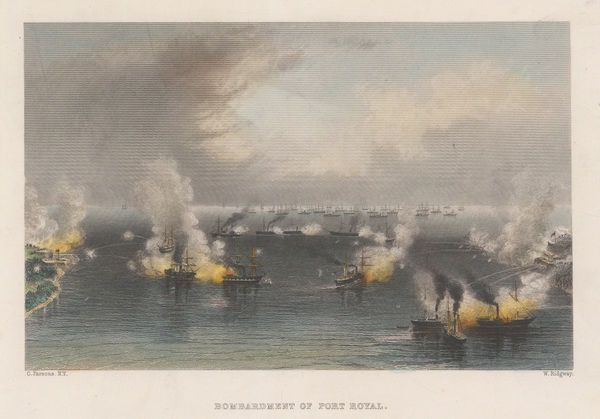 C. Parsons, US Navy - Civil War, Battle of Port Royal, 1870 c.