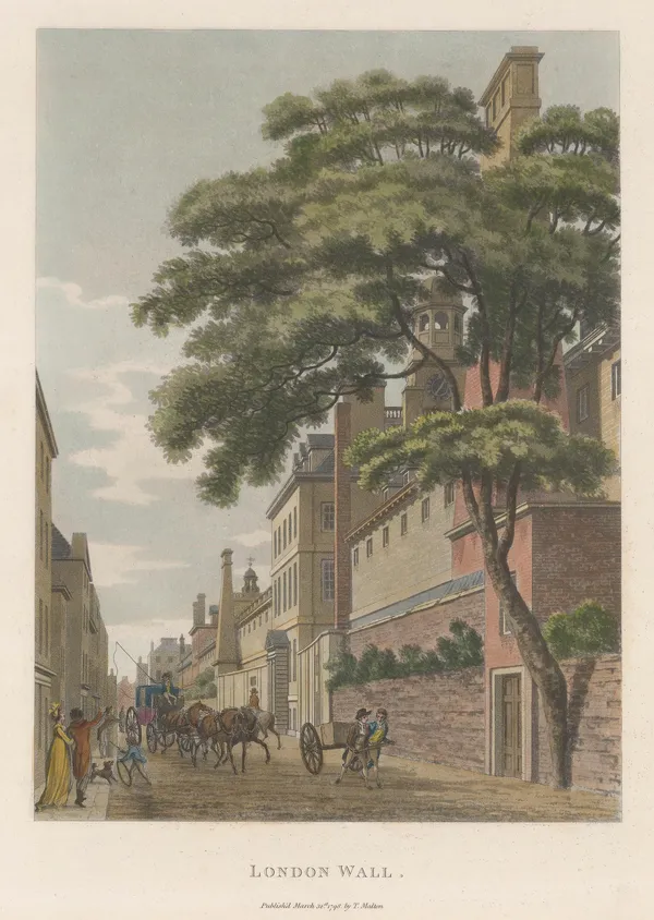 Thomas Malton, London - London Wall, 1798