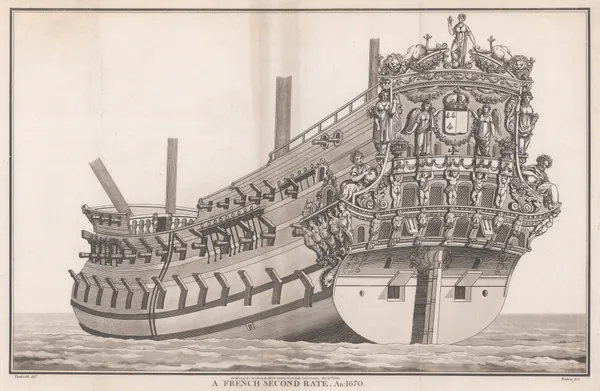 John Charnock, Ships - French Second Rate, 1801