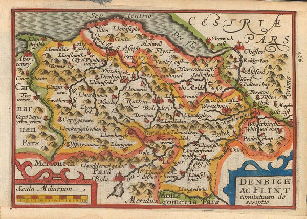 Pieter van den Keere, Denbigh Ac Flint, 1627