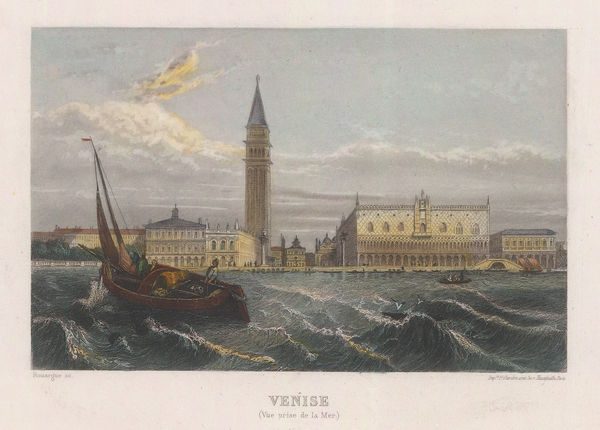 Conrad Malte-Brun, Italy - Venice, St Mark's Cathedral, 1855