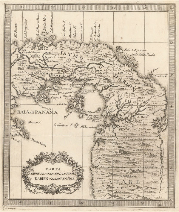 Giuseppe Maria Terreni, Isthmus of Panama, 1763