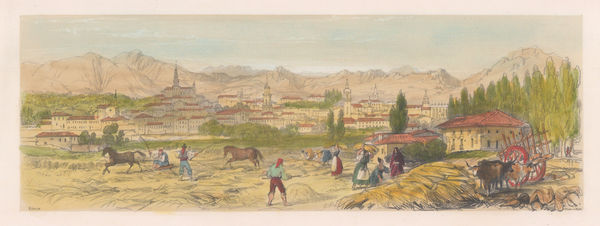 George Vivian, Spain - Vitoria (Vitoria-Gasteiz), 1838