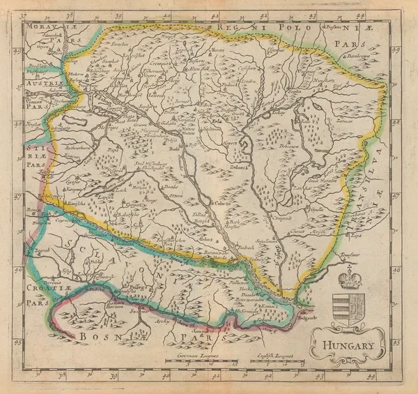 Herman Moll, Hungary, 1720 c.
