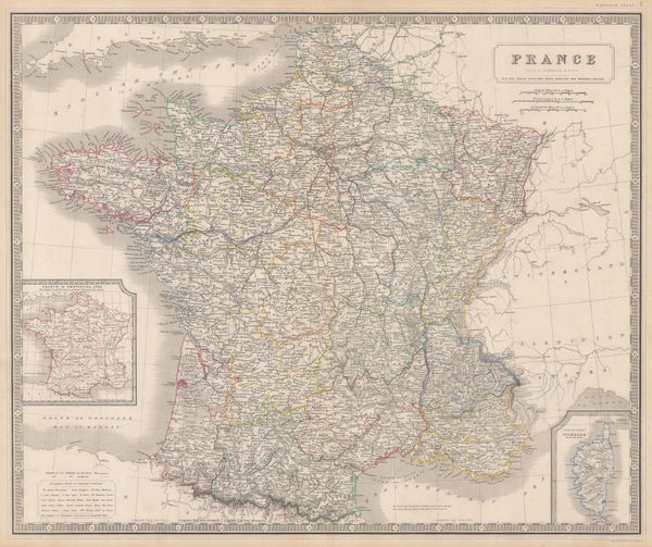 W. & A.K. Johnston, France, 1840 c.