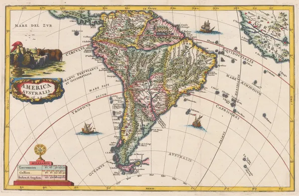 Heinrich Scherer, South America, 1699