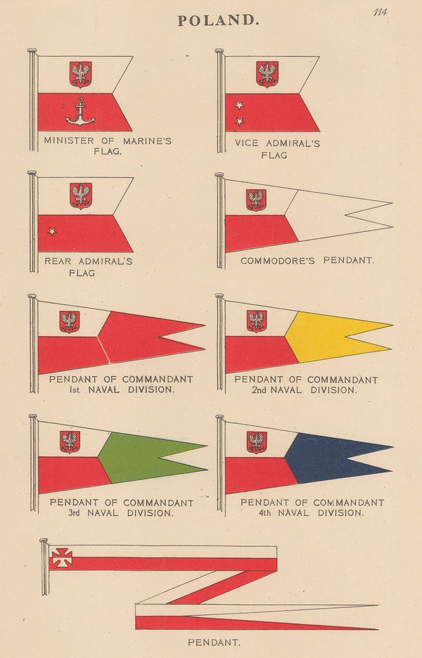 Malby & Sons, Poland - Flags, 1930 c.