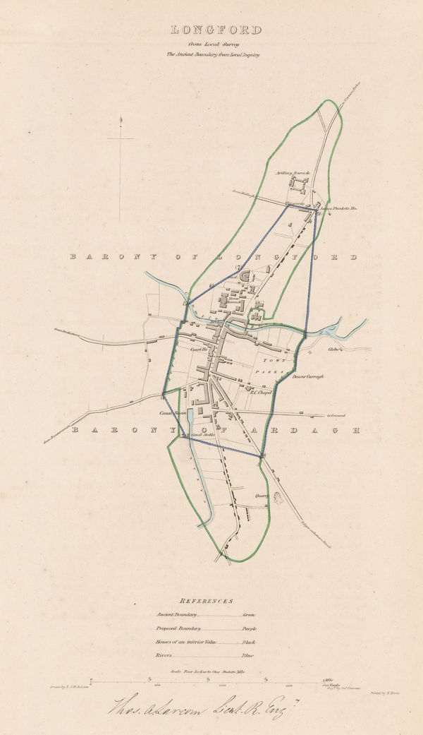 Robert Kearsley Dawson, Longford, 1832