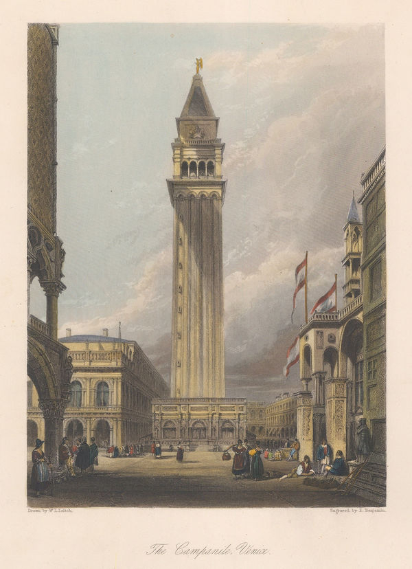 Henry Fisher, Italy - Venice, Piazza San Marco, 1840 c.