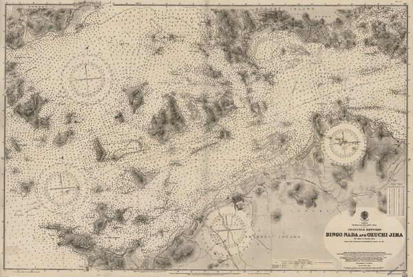 British Admiralty, Channels between Bingo Naga and Ozuchi Jima., 1932