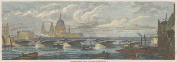 Illustrated London News (ILN), London - Blackfriars Bridge, 1869