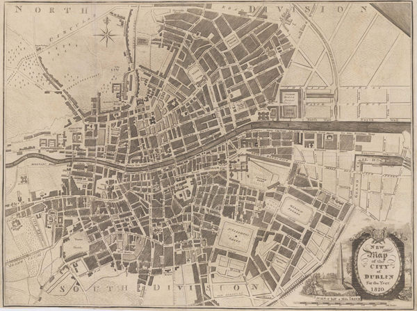 William Corbet, New Map of the City of Dublin for the Year 1820, 1820